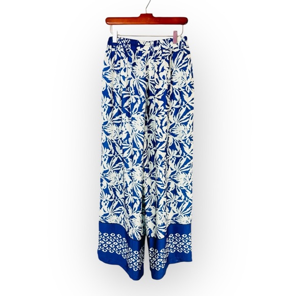 Anthropologie B.Yu Printed Wide-Leg Pants Large may fit medium - Picture 8 of 11